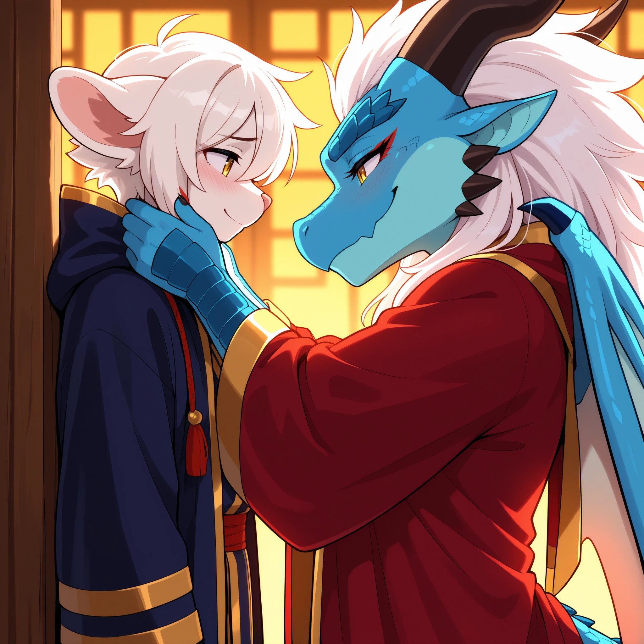 correct , perfect anatormy, cub, cubs, ,  boy, uzumaki naruto, a chameleon boy with dark grey skin and a huge vibrant cyan chameleon tail, huge vibrant cyan chameleon tail, huge vibrant cyan chameleon tail, a blonde human boy without animal characteristics, regular blonde human boy, . , ass. Style image of a 16 year old boy lifting up another boy on his , lift up, lift, carry, kneel high up on lap, kneel high up on ,  shoved into ass, , ride , kneel on lap, hold onto stomach, lift up ass with both hands, kneeling on lap, kneel high on lap,  from below, kissing, kiss, , lips fully on lips, mouth fully on mouth, face touching face, mouth on mouth, embrace, hug, grab waist, flight goggles on head, (huge cyan tail), (huge fully cyan tail), huge bright cyan tail, huge glowing cyan tail, (dark grey body), (dark grey skin), cyan neon , cyan , colorful , glowing , glowing cyan , cyan colored , slicked back short cyan hair, short hair, shaved head, neon cyan hair, vibrant cyan hair, pointy ears with cyan tips, spiky teeth, spike teeth, toothy grin, mouth full of spiky teeth, a blonde human boy with white skin, uzumaki naruto, naruto,  uzumaki naruto, two male boys, multiple characters, 2 males, yaoi, gay, ,  , ,  butt,  butt, making love, , uploaded to e621, , , long and thick , visible , large , trending on artstation pixiv, ,  boy, boyish, White hair, (white body with dark blue stripes), (pale white body with dark blue stripes), male people, Half immersed in water, (( boy)), , cub, small boy, young, young boys,  boys,  out, , plump butt, below a tree, tree shade, intently look at each other, sweating, , hard , extreme , , excessive ,  everywhere, pained expression, sobbing, drooling, wild expression, drooling