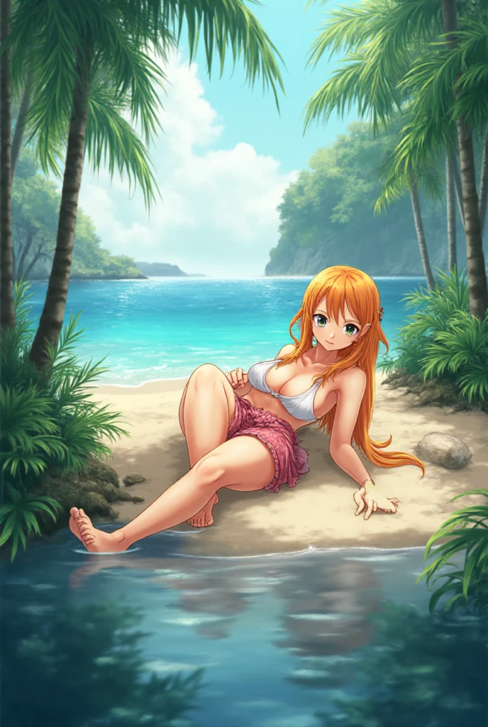 Nami sits on Luffy --auto --s2