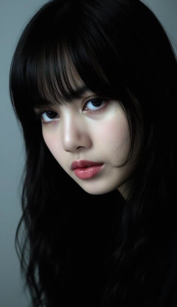 ((best quality)), ((masterpiece)), (detailed), perfect face, face shoot, dynamic lighting, ((hinata uzumaki)), (((pink long hair)),  face,  face, studio black background, beautiful make up,
