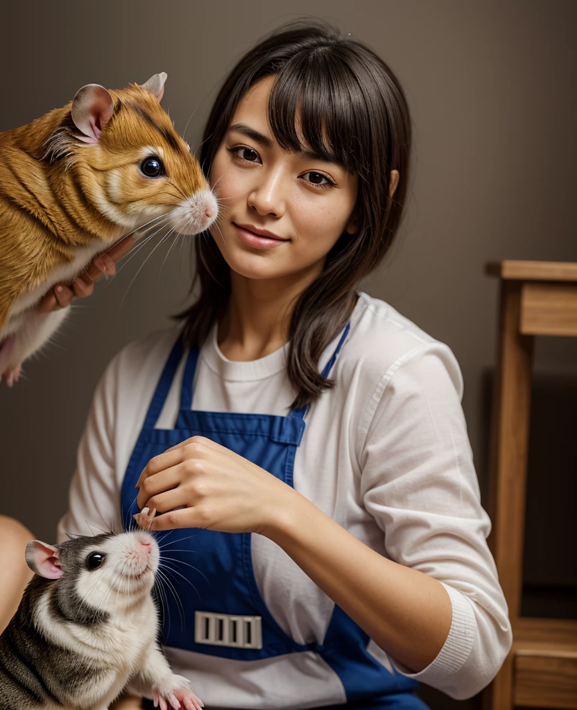 Capture from Genshin Impact of a dark-skinned boy carrying a cat while wearing a white shirt with a star print 