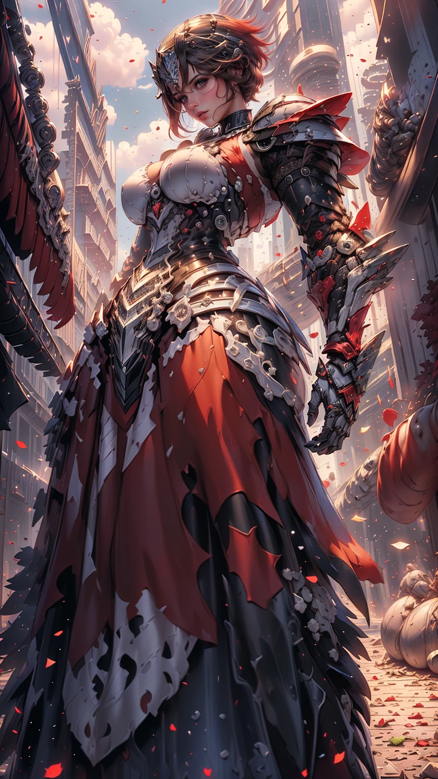 (((masterpiece))), ((highest quality)), (Super Detail), (CG illustration), (So evil and beautiful)), Cinematic Light, ((1. Mechanical Girl)), single, (Mechanical Arts: 1.4), ((Mechanical Limbs)), (Blood vessel attached to a tube), ((Mechanical spine attached to the back)), ((Mechanical cervical spine attached to the neck), (Back to viewers)), Expressionless, ( Wires and cables connected to the head and torso: 1.5), SF, Apocalypse, Remains, (Lower body integrated with mechanical device), (Blood: 1.5), Cruelty, Disorganized, , Integration with machines, The End Times, Super Future, inorganic, Research Room, Constraints, (Beautiful luxury: 1.2), (1 girl: 1.3), A body wrapped in mechanical tentacles