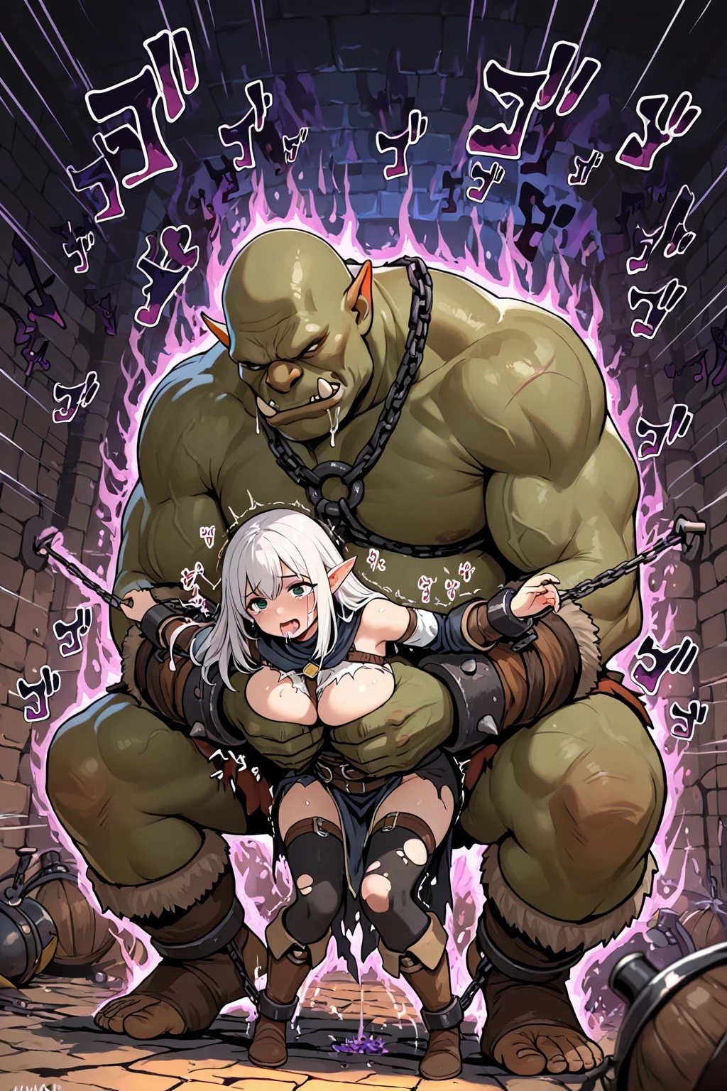 score_9, score_8_up, score_7_up, source_anime, ,double peace,lying on back,3fat goblin,1human girl,multiple goblin, ,, hetero,(1human muscular girl,tall stature:1.4),(long hair),straight hair, (blonde hair), light blue eyes, (huge breasts), ((human ears)),pale skin,shiny skin,((((bruises on body,many lot of excessive bruises)))),beaten,(trembling),((She wears plugsuit)),  in ,( on clothes:1.4),  on breasts, on body, , ,  in mouth, on hair,(excessive ),(3fat goblin,short stature:1.4),((smug)),small ,interspecies ,  with monster, with goblin,(wrestling ring),