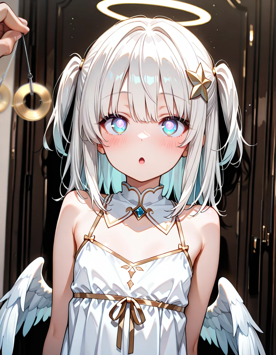 4  women wearing  aprons, age between 14 and 15 years old