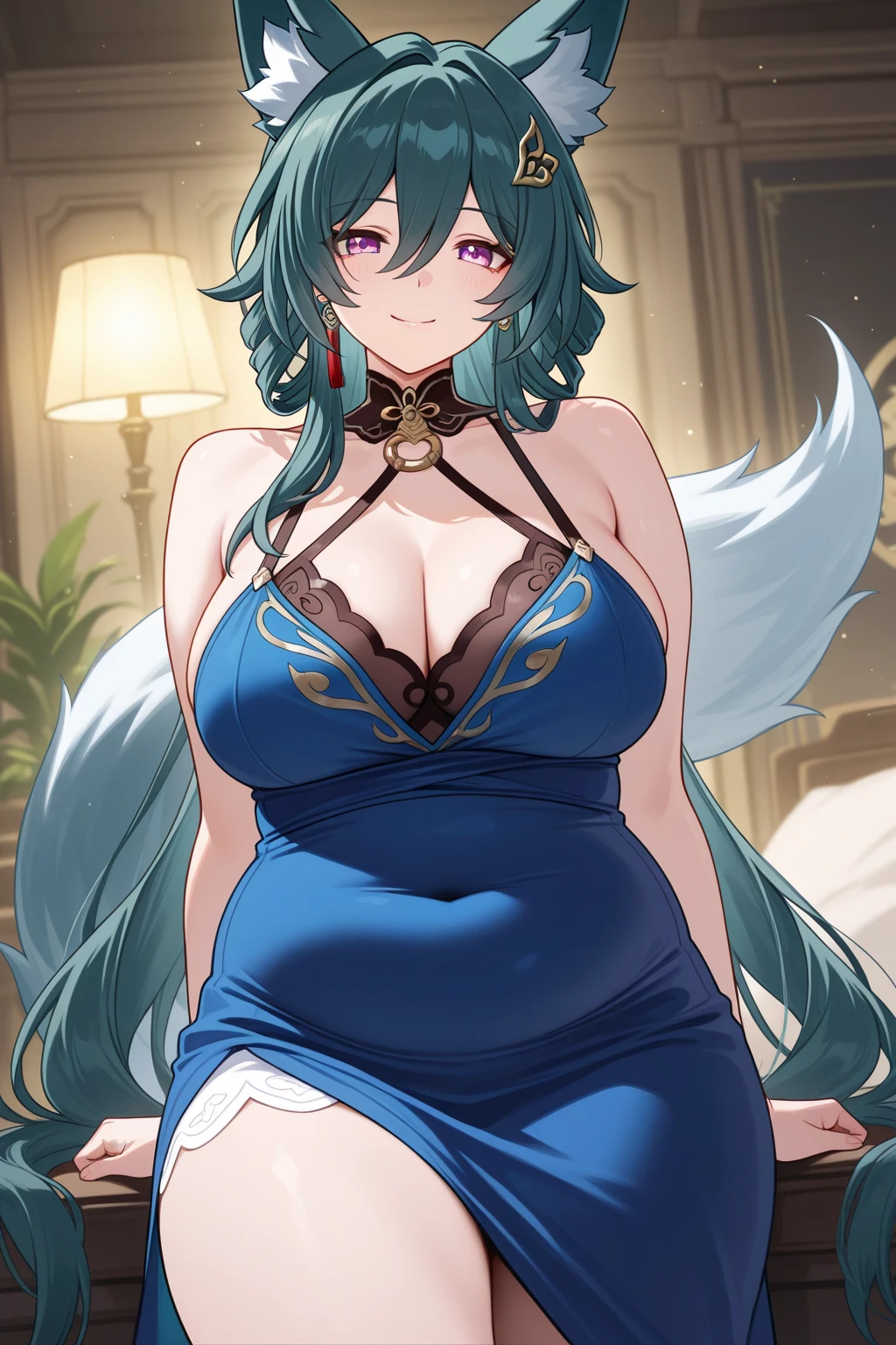 masterpiece, Highest quality, 1 person,( , Are standing, View your viewers,),Detailed Background、A person who writes in detail、Accurate human body、Knowledgeable person、Accurate 5 fingerature Woman,Thick thighs,Cruby Body,tomoe