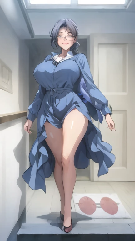 ???????????, Big ????, Full Body Shot, Mature mother, Voluptuous thighs, A cow, Seductive mature woman, Perfect body, Plus Size Model, Sailor suit, Wearing high heels,Miniskirt Uniform, 