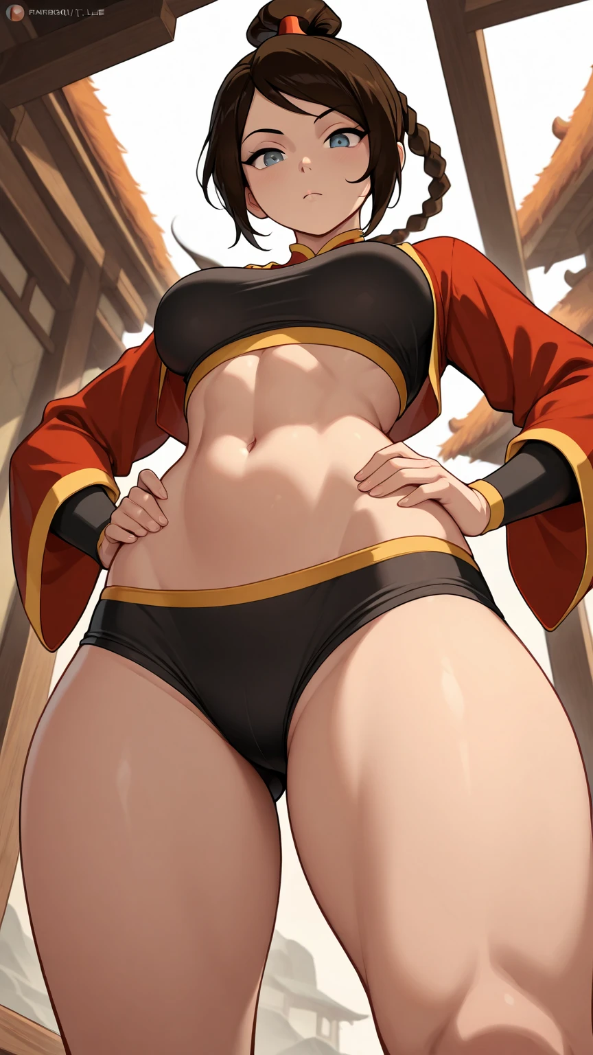 ((blackhair hair long hair))),Yellow smoke,Attacked by farts, Attack with farts,)),(attacks general with farts)),((Sticking out the butt)),((wearing a military soldiers outfit)),velocity,, (((Yellow smoke is rising ))),((Hip Attack)),((),((Facing this way))),​masterpiece:1.2、top-quality)、(the Extremely Detailed CG Unity 8K Wallpapers、ultra-detailliert、Best Shadows)、(细致背景)、(The best lighting、extremely delicate and beautiful)、depth of fields,((Girl fart)),(),(((((There is a male general and a female military soldiers.......))))),(((Female military soldiers attacks male general in the face with a hip attack..))),(((high-handed female military soldiers)),(((A male general who endures pain))),((big boob)),((big butt)),,((the camera record them)),((farting on general room)),(),((general room))