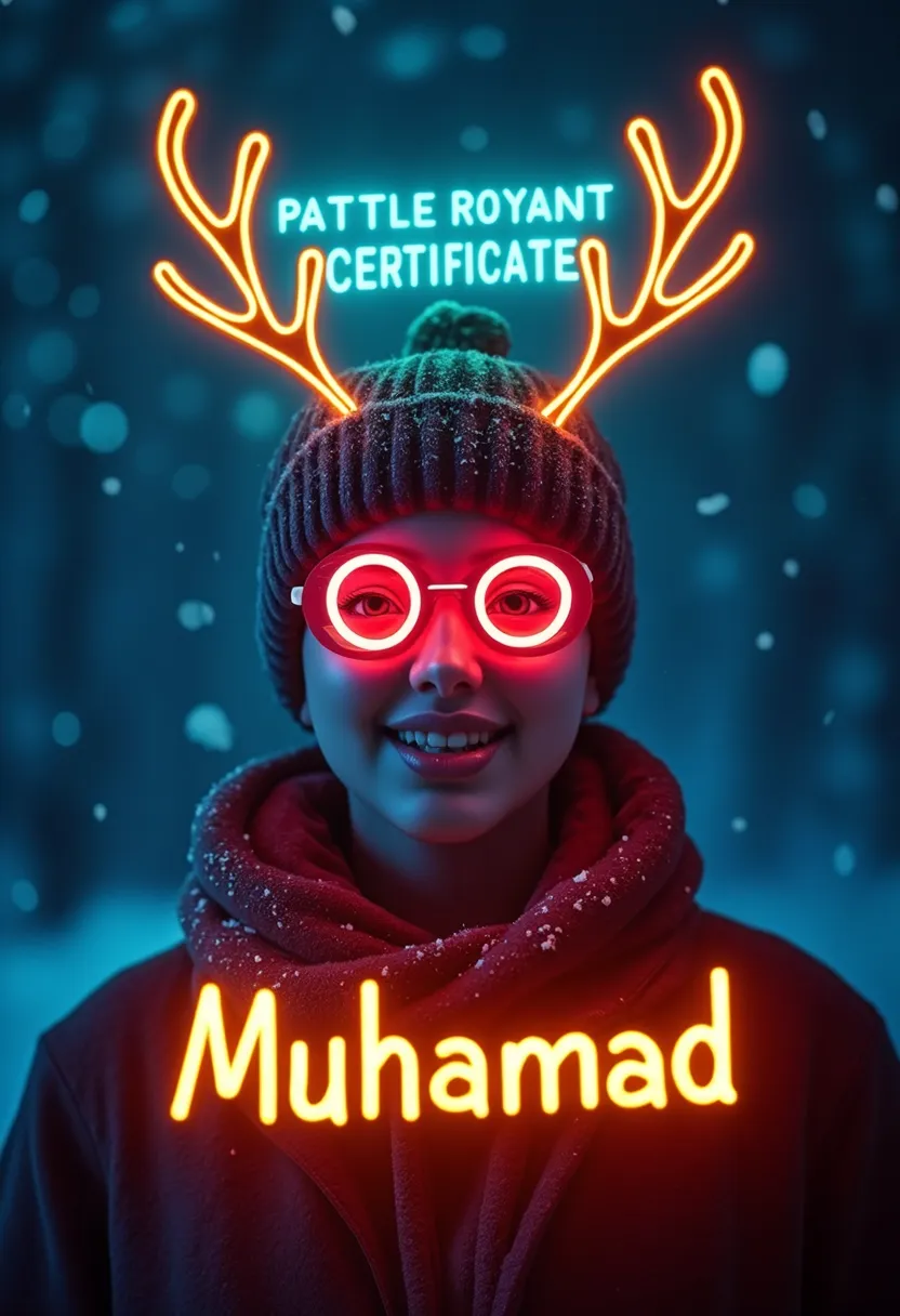 Festive Portrait Certificate Generator