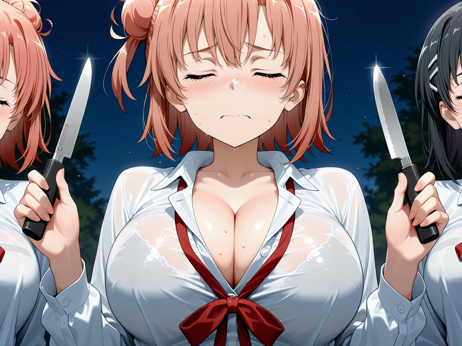 Sugar Angle, Soryu Asuka Langley, (Soryu Asuka Langley:1.5), blue eyes, Hair between the eyes, headgear, Interface Headset, Orange Hair, Both sides up,
Blake , Long sleeve, Plug Suit, Red ,
Indoor rest, Shabby room,
break looking at viewer, (Cowboy Shot:1.5),
break (Tabletop:1.2), Highest quality, High resolution, unity 8k wallpaper, (figure:0.8), (Beautiful attention to detail:1.6), Highly detailed face, Perfect lighting, Highly detailed CG, (Perfect hands, Perfect ), breasts、(( are visible:1.7)), upper body,((Very angry face:1.2)),Glare,Open your mouth wide