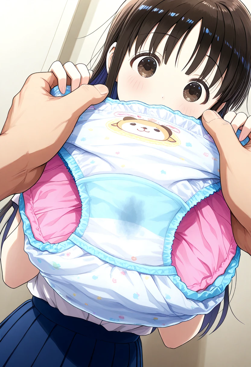 ((highest quality)), ((masterpiece)), (detailed), Perfect Face　(masterpiece), best quality, expressive eyes, perfect face,girl, (((dark blue hair, ponytails))), huge , dark blue eyes, serious high scool girl ,fullbody, blush, angry, feel weak, (((sweat))), (((steam))),((((( tied up rope))))), ((())), (((sprea legs, knees up))), (((lie on floor))), (((((  insertion))))), feel pain,((( belly, ))), gritting teeth