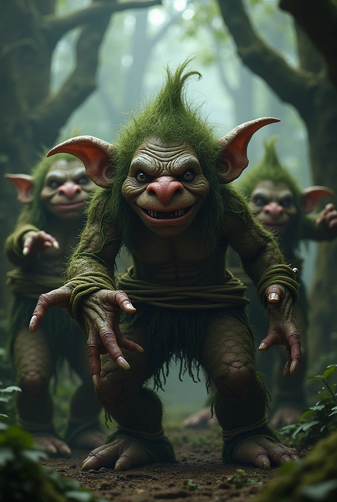 (multiple subjects)a (subject 1:goblin sized toad), (Subject 2: several goblin women, hot ugly, mismatched eyes, mismatched breasts, crazy hairstyles, big butts, ragged cloth tops, short skirts, safe for work), slimy cavern, best quality, 8k, highres, masterpiece, ultra-detailed, realistic, photorealistic, photo-realistic, HDR, UHD, studio lighting, ultra-fine painting, sharp focus, physically-based rendering, extreme detail description, professional, vivid colors, bokeh, horror
