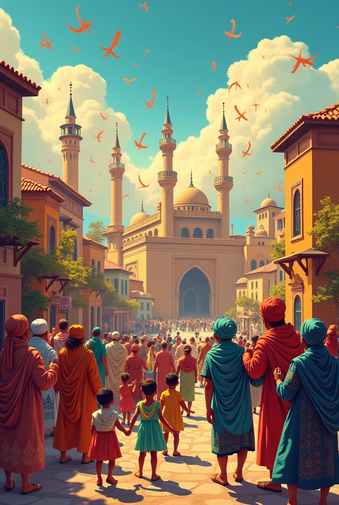  Scenes of Social Peace (past to present) to muslim