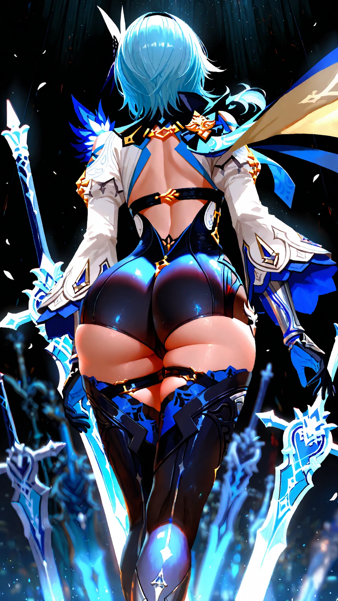 professional women photo, 1 girl, masterpiece, detailed art of beautiful warrior girl, micro ?????? armor, leather jacket, shiny big, wet body, big, big with presence, blush, sweat, ????, jack-o' challenge, flexible, ???????????, top-down bottom-up ????????????, (8K, RAW photography, best quality, masterpiece:1.2), {{{masterpiece} }}, {{Best Quality}}}, {{Super Detail}}, {Movie Lighting}, {Illustration}, {Beautiful Details}, {1 Girl}, Black hair, back, back, ???????????,