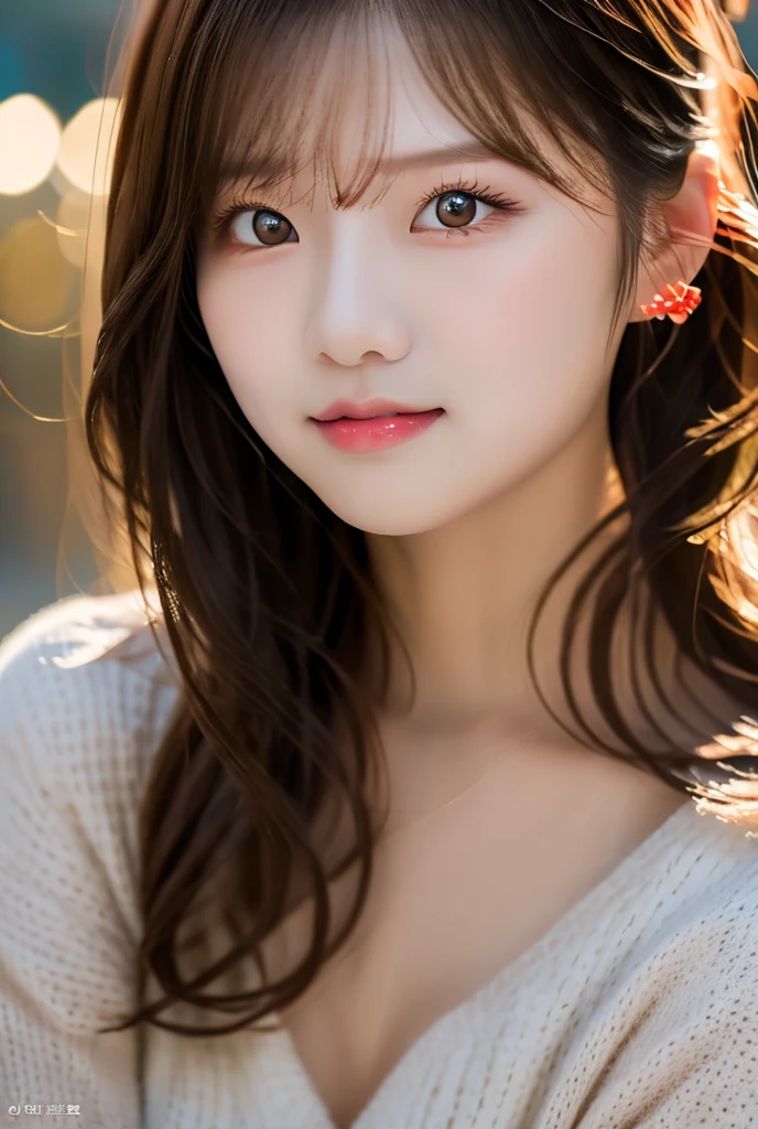 Tabletop, Highest quality, shape, Very detailed, finely, High resolution, 8k wallpaper, 完璧なダイナミックな構shape, Beautiful and exquisite, Nice spring clothes,Beautiful straight hair,Small breasts,Natural color lip, 20-year-old girl、cute、Always blur the background,Perfect and beautiful face,Beautiful and dense face、Slim face and figure,Big eyes、Putting on gal makeup,Actual Photos（Best image quality）、Sexy Face、Fashion model posing、Full Body Shot、smile、Change pose randomly、Randomly change the shooting angle and position、Summer fashion for women