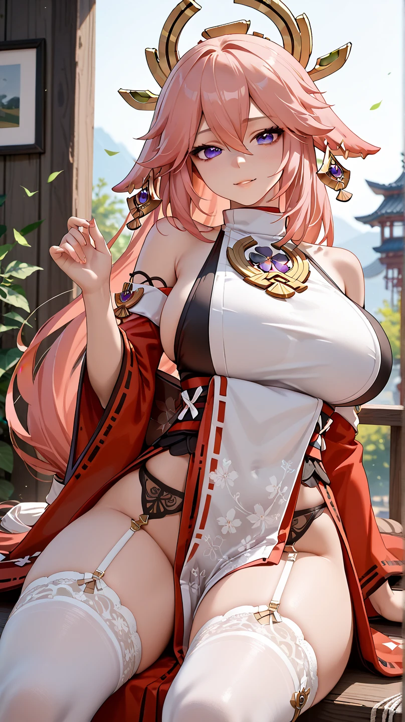 4K,High resolution, (Highly detailed CG,8K,wallpaper)、One Woman,(Clean detailed eyes),(Loose clothes,Chinese clothing),((NSFW)),(Huge breasts),(Huge breasts),(Huge breasts),Composition seen from below,((Pink Hair,Twin tails))