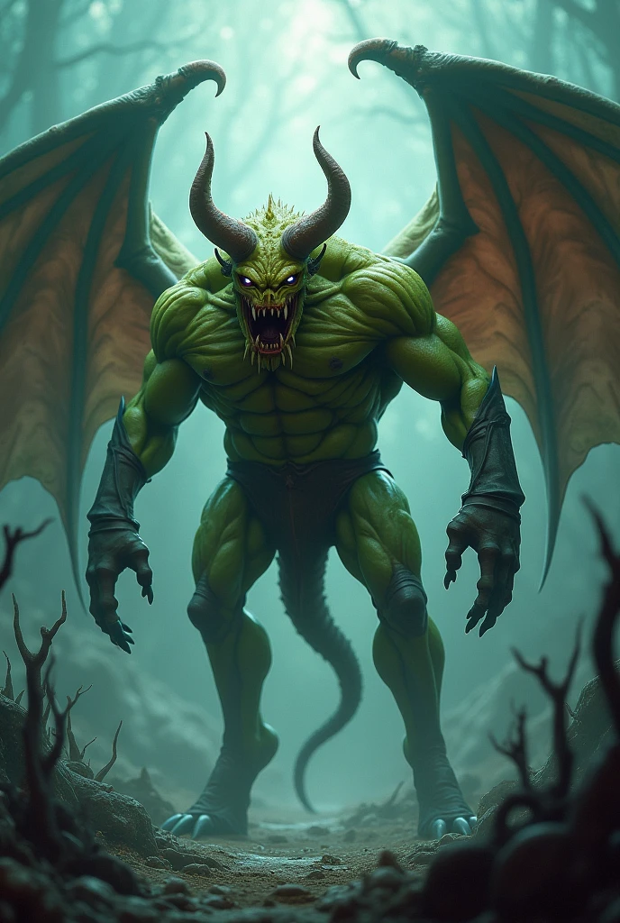 , Beast King Chronicle, Dragon, Green Dragon, sega, GAME, Alterd beast, Weredragon, dragon, Green dragon, Green Skin, All Green, No Hair, (god rays:0.15), kemono (detailed soft fur:1.1), best quality, ultra realistic, 8K), (kemono:1.5), (only:1.5), (male:1.5), muscular, (glowing red eyes1.2), veiny muscles, bulging muscles, wide chest, thick thighs, thick arms, popping veins, looking directly at viewer, (direct gaze:1.5), highly detailed eyes, alluring gaze, powerfull strong mighty, wings, horns, Monster, giant, handsome alpha male, wide thick chest, large pecs, large biceps, abs, large shoulders, thick legs, , Big muscles, Muscle growth, Bodybuilding, R-18, Big arms, reg, Big reg, muscle reg, , bulk up, Growth, bodybuilder, Hyper muscle, full body shot, Hyper , Big , humanoid , , big , hyper , Abdominal muscles, Hyper abdominal muscles, Growth muscle, Power up, definition, Big Abdominal muscles, Abdominal muscles, muscle, Big , All , , Completely , , bodybuilding, bodybuilding Pose, big wings, Only Green Skin, Only Green, Not Hair, All Green Skin, dragon Wings, Tail, tail, wing, Back Wings, Roar, roar