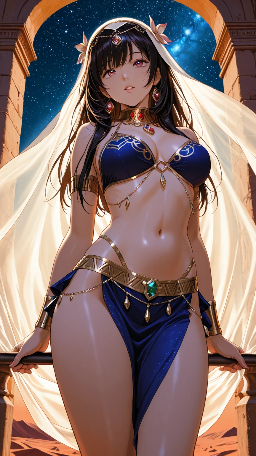 (Xena) (Cute face) (Nice body) (tan skin) (???? belly) (Highly detailed features) (Highest quality) (cosmos space background) (?????????????) (godly aura) (highly detailed face and hair) (improved drawing)