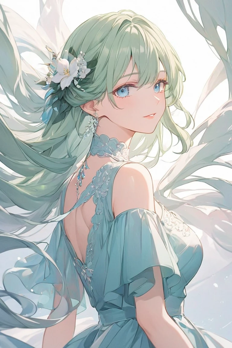 {{{{masterpiece}}}}, {{{Ultra Detailed}}}, {{{high resolution}}}, {{Good }}, (((best quality))), ((Extremely delicate and beautiful)), {{Extremely detailed and refined}}, {8k cg wallpaper}, {{illustration}}, (Grayscale with colored background:1.1), black background, (Dark green background:1.2), Ray Tracing, Bokeh, (glow:1.2), (Light Particles:1.2), (Flowers:1.2), (petal:1.2), (petal反射:1.2), (Chromatic Aberration:1.2), 1 Girl, Solitary, Looking at the audience, (National style clothes:1.1), Emergency 1,