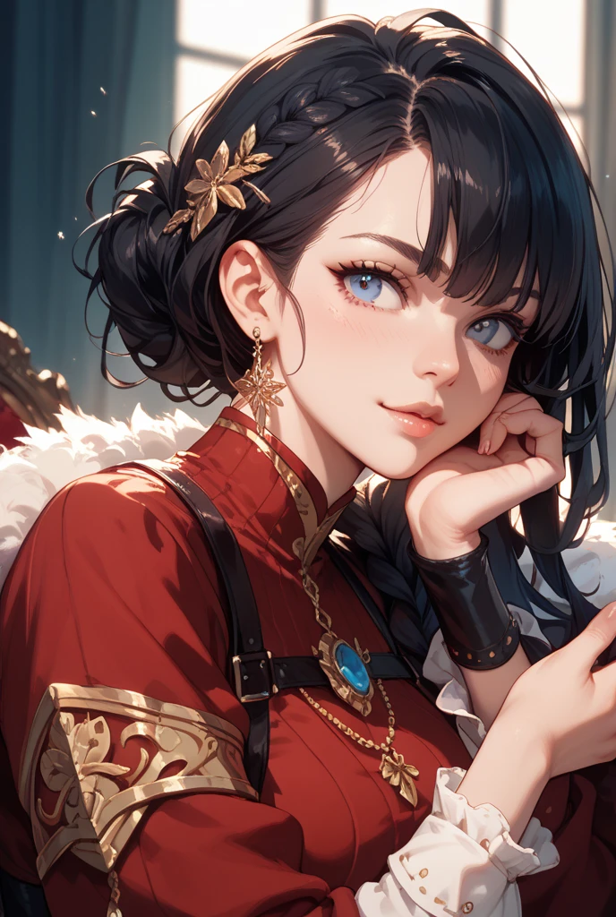 (extremely detailed CG unity 8k wallpaper,masterpiece, best quality, ultra-detailed),(an extremely delicate and beautiful),(dynamic angle,portrait) beautiful face, glowing skin,depth of field, lush greenery,vivid colors. , (large )