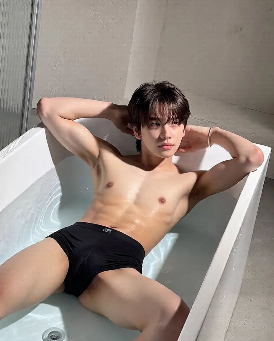 FULL BODY, SEE THROUGH ?????, BROWN ?????, MUD, MUD COVERING ALL OVER THE BODY, Showing off his very hairy armpits, Slim fit, very cute kids face, 17 years old boy, baby face, young kids, Very young teenager boy, Amazing dirty muddy Alley scenery, in the middle of mud, he only wear Tiny brown ?????, crowded people, very hot sunny day, summer, dirty and wet Alley, he wore a very small dirty brown ????? covering half of his big hard ????, dickprint, Sweat dripping all over the body, sweat covering all over the body, Full body photo, wearing Very tiny ?????, Proudly showing off his sweaty very hairy armpits to audience, completely ????? just wearing thin Tiny brown ?????, very young boy, Cinematic soft lighting illuminates a stunningly detailed and ultra-realistic handsome korean male supermodel, ultra messy curly hair, clear honey eyes, captivating perfect smile, sensual, hot man, insanely handsome, showing off his sweaty body, very sixpack muscular body build, slender, toned, full body, 8k, photography, masterpiece, detailed face, detailed eyes, ????, beautiful abdomen and beautiful legs and a detailed big hard bulge, expression of ???????, excited, slim, detailed eyes and lips, sixpack and fit body. Image quality is of the highest standard, with ultra-detailed features and a realistic appearance. The colors are bright and vibrant, enhancing the overall aesthetic. The lighting is soft and natural, casting a soft glow on the boy, don't merge body's