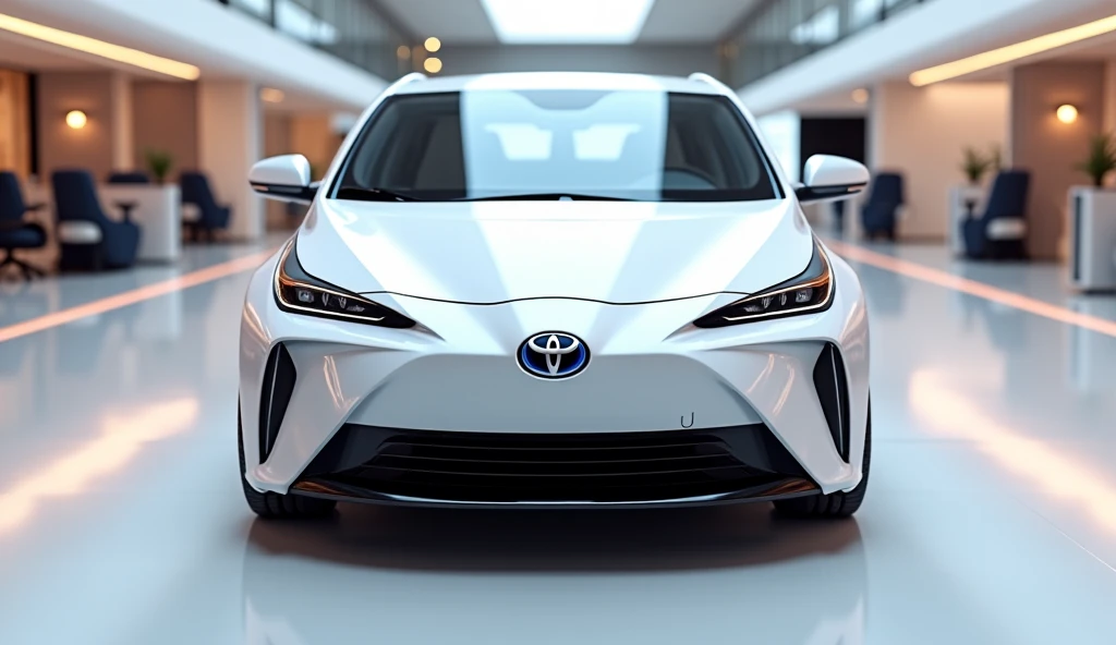 Prius Render Create an upscaled ultra-detailed 3D render of a ( Toyota Prius - SeaArt AI