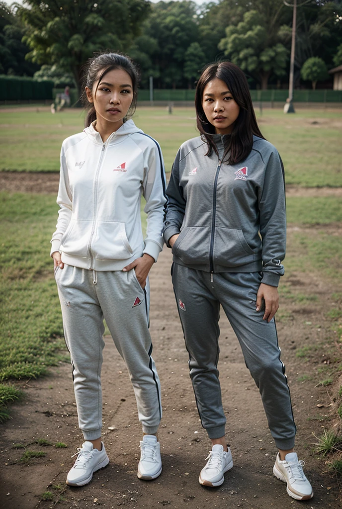 A pair of black sport shoes