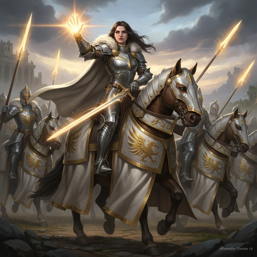 full body, 2d, unitcardart, <lora:Unit_Card_Art:1>
solo, weapon, helmet, armor, shadow, shaded,
horseback riding,