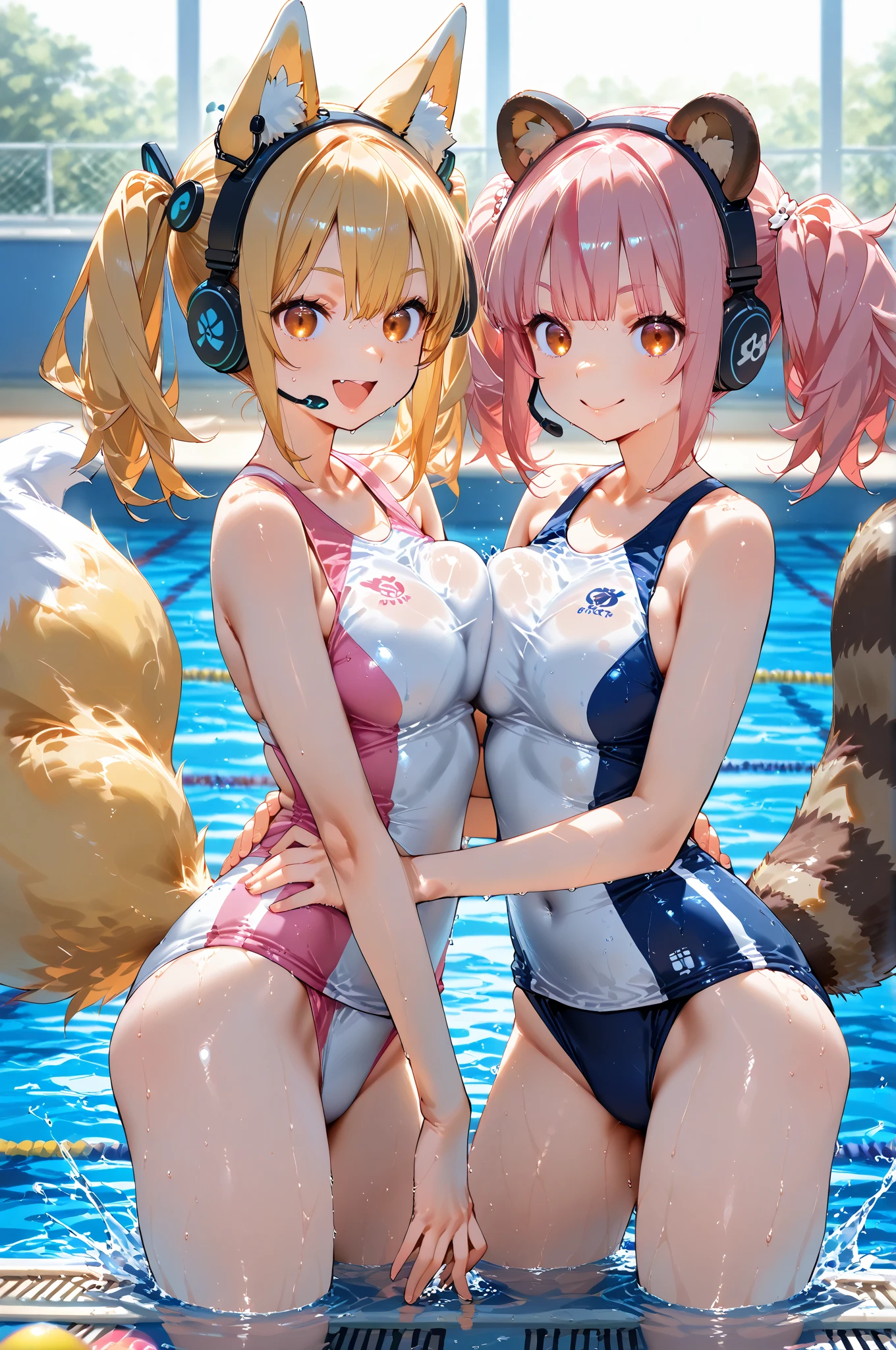 Mirror flow+swimming uniforms