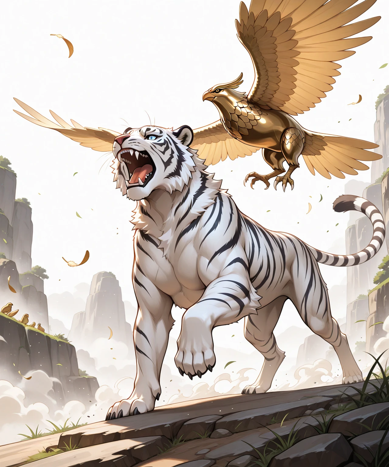 Cheetah wearing wingsuit (hunter, the cheetah from Spyro videogame) VHS, glitch, distorted, nostalgia, 90's retro vibes, analog tape, vcr aesthetics, tv, television, 1990's cartoon homage), comic 1990's, animated tv show screengrab, Cheetah dancing stanky boogie, soaring in the clouds, firing arrow from bow, cinematic poster, image within image, multiple exposure, massive scale, rich color grading for shading depth, hand drawn rotoscope cartoon realism, chiaroscuro lighting, mixed media, vintage comic, retro original design, 1990's comic, sense of movement energy, Hunter from the Spyro series is a tall anthropomorphic cheetah. He has a bright orange color with brown spots all over his coat. His underbelly and goatee are bright yellow, and his paws are a lighter orange. He has somewhat prominent brown eyebrows and bright blue eyes.
