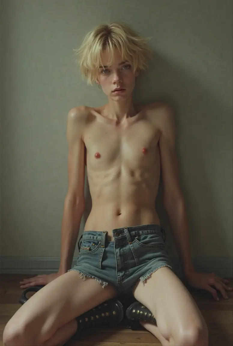 (tall albino androgynous depraved homosexual queer male)