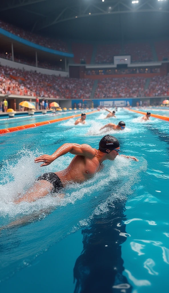 Swimming competition pool
