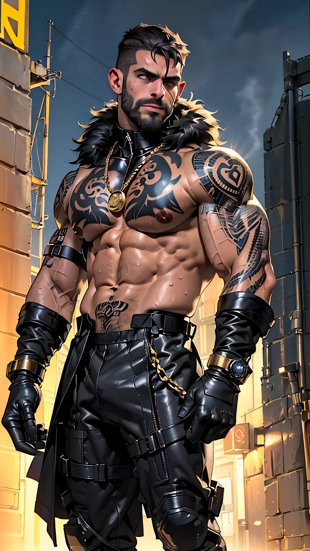 entrar en la matriz, gatos, 1 chica, ((junkotvv pelo , flequillo, orejas de gato, ojos rojos)),   (marbo astuto:1.25), bandana, cuchillo, camuflaje, ROMPER, muscular, sucio, obra maestra, mejor calidad, extremadamente detallado, alta calidad, 4k, Sharp focus, Profesional, Sharp focus, premiado, cinematic lighting, renderizado de octanaje, motor irreal, volumetric dtx, fondo de pantalla,