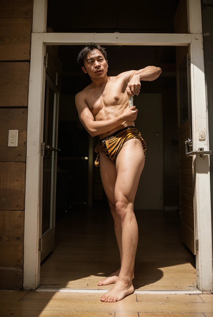 Do math man without glasses tall boy , 16years old boy from Shanxi, ((full length shot(fls))) , ((wearing micro string ?????))  ,???? , ???? , ???????, ultra realistic ,  ultra photorealism , (only boy. , only male)