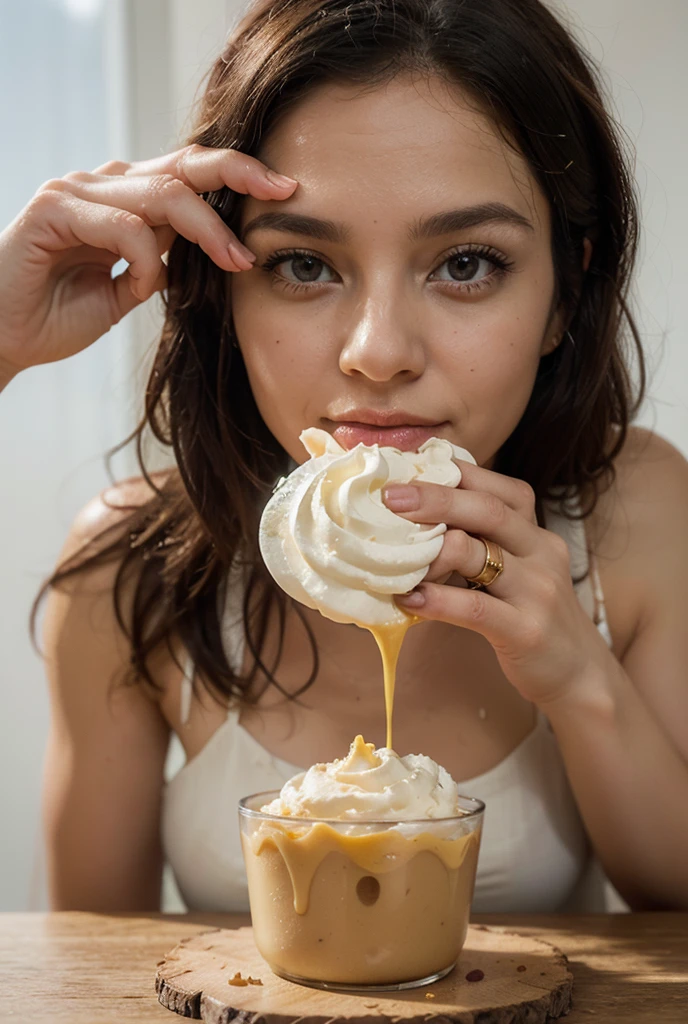 
bearded woman, armpit hair, hirsute body, sticks out  in bathtub