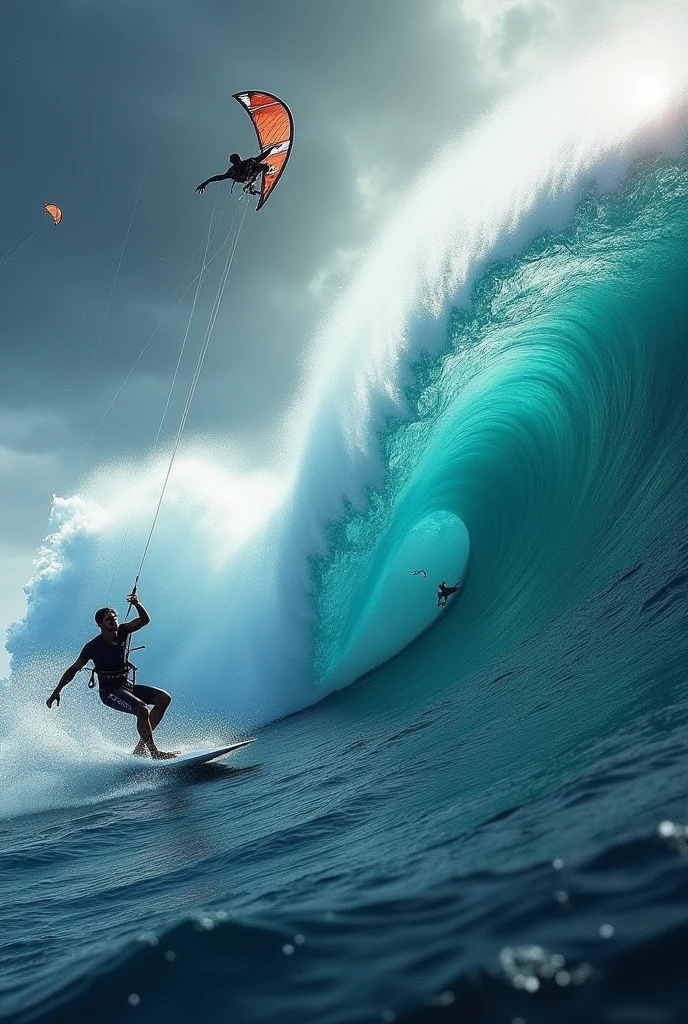 Lethal aura of the stormy sea
