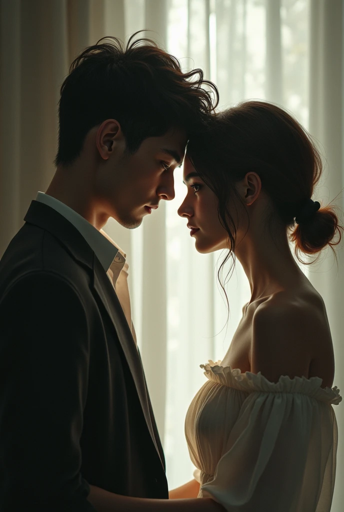 beautiful asian couple,relistic,masterpiece,flawless,high quality