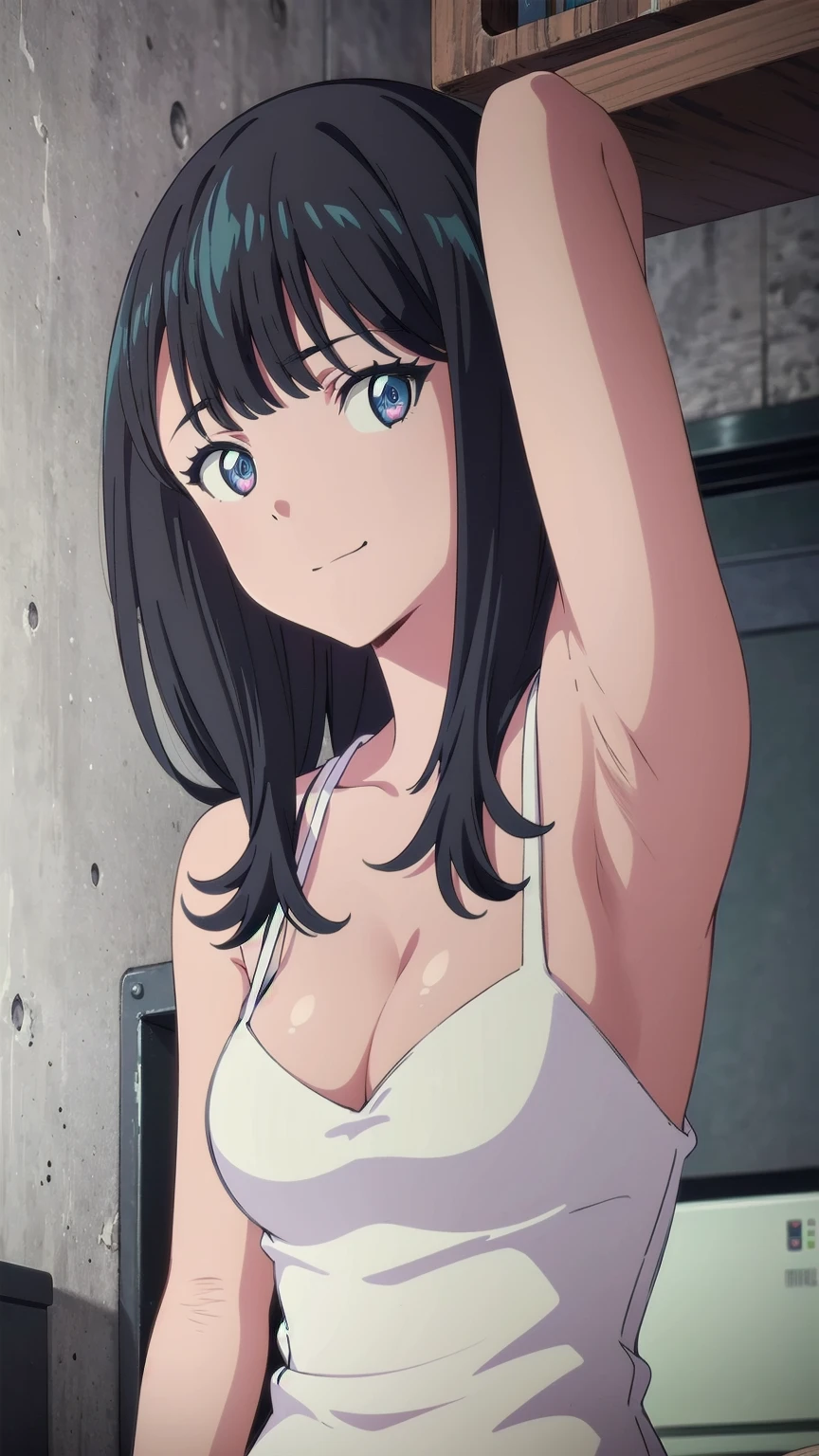 {Yukinoshita_Haruno_yahariorenoseishunlovecomewamachigatteiru:1.15},black hair, pink_eyes, , 1 girl,,alone, hair between eyes,(torn clothes, white ,White  :1.5),,  shoulders,, cleavage,thighhighs,short hair, ((:1.5)) , beautiful light, half eye closed, close up face,　　　　　　　　　　　　　　　　　　　　　　　　　　　　　　　　　　　　　　　　　　　　　　　　　　　　　　　　　　beautiful upper body, Beautiful body, beautiful character design, perfect eyes, Perfect face, expressive eyes, looking at the viewer,(lie on road),in the center of the image, official art,High Definition CG Unity, Perfect lit, bright_front_face_lit, ,(Highest_quality:1.0),4K,Super detailed, photograph, 8K, nffsw, High resolution, absurdes:1.2, kodak portrait 400, film grain, Lens flare, (lively_Farbe:1.2) (beautiful,medium breasts:1.4), (beautiful_face:1.3),(narrow_waist),blush, ((detail )),, 