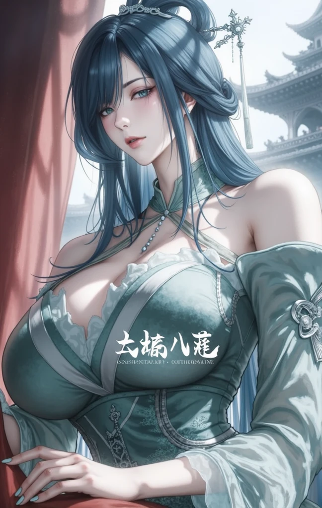 Hinata Hyuga with big tits and big ass, beautiful face, masterpiece, best quality, extreme detail, colorful, official art, unity 8k wallpaper, ultra detailed, beautiful and aesthetic. Hinata's voluptuous figure is accentuated by her large breasts and curvy hips. Her beautiful face is a perfect contrast to her curvaceous body, with delicate features and captivating eyes. The intricate details of her outfit and the surrounding environment are depicted in the highest quality, creating a stunning visual experience. The vivid colors and soft lighting enhance the overall appeal, making this a true masterpiece of art.