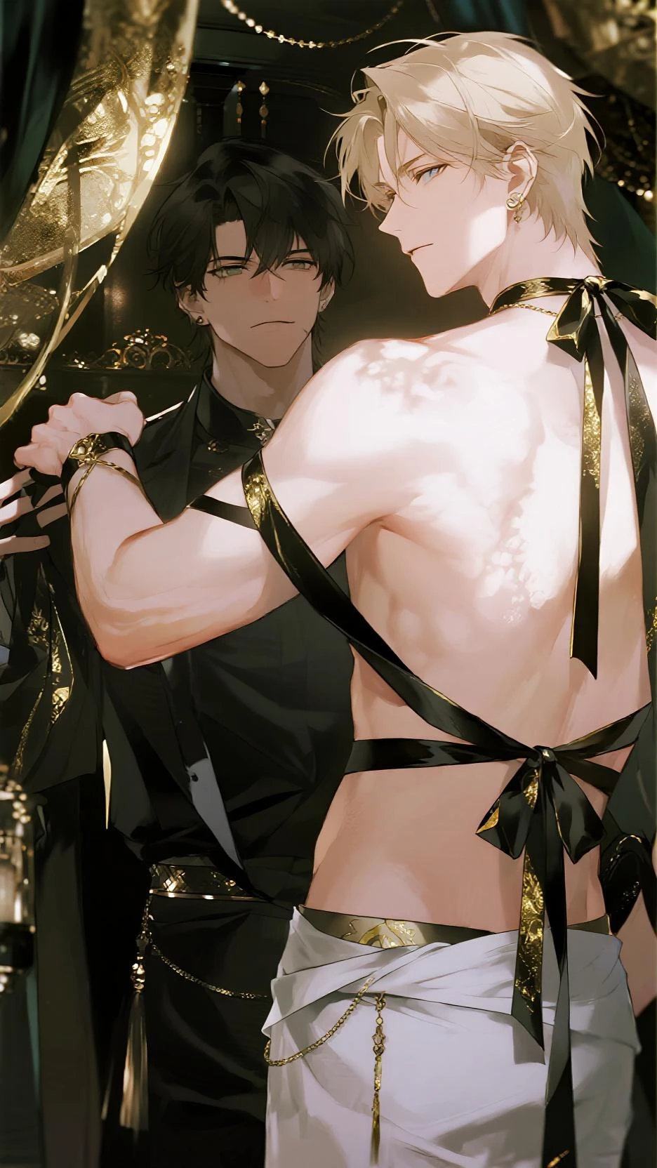 A cute boy, ????????????, detailed face, beautiful eyes, realistic, photorealistic, high quality, ultra-detailed, extremely detailed, sharp focus, vibrant colors, cinematic lighting, 3D render, concept art style, 1 boy, cute boy, ????, ???, ?????????, ??? grab, back view, ?????, ????????, big ???, big ????, bubble ???, bubble ????, gay, grabbing ???, male, male only, ????????????, pink ????, yaoi