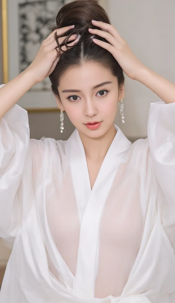 (masterpiece),(Best quality),(Ultra-high resolution),(Smooth and flawless fair skin:1.5),(Pale skin:1.3),Extremely delicate facial details,(????:1.5),Super detailed,A beautiful girl,(nepal:1.3),(Small head:1.2),(bald:1.5),(No hair:1.3),(Small face:1.2),Exquisite makeup,(???????????:1.5),(Towering Box:1.5),((Slim,Thin)),Happy,(Smile:1.2),(Gorgeous gauze robe:1.5),(likewise:1.2),(Day scene:1.5),(outdoor:1.2),(In a traditional Chinese garden:1.5),(Bright sunshine:1.2),(Detailed background:1.5),(permanent:1.3),(From the front:1.3),(summer:1.2)