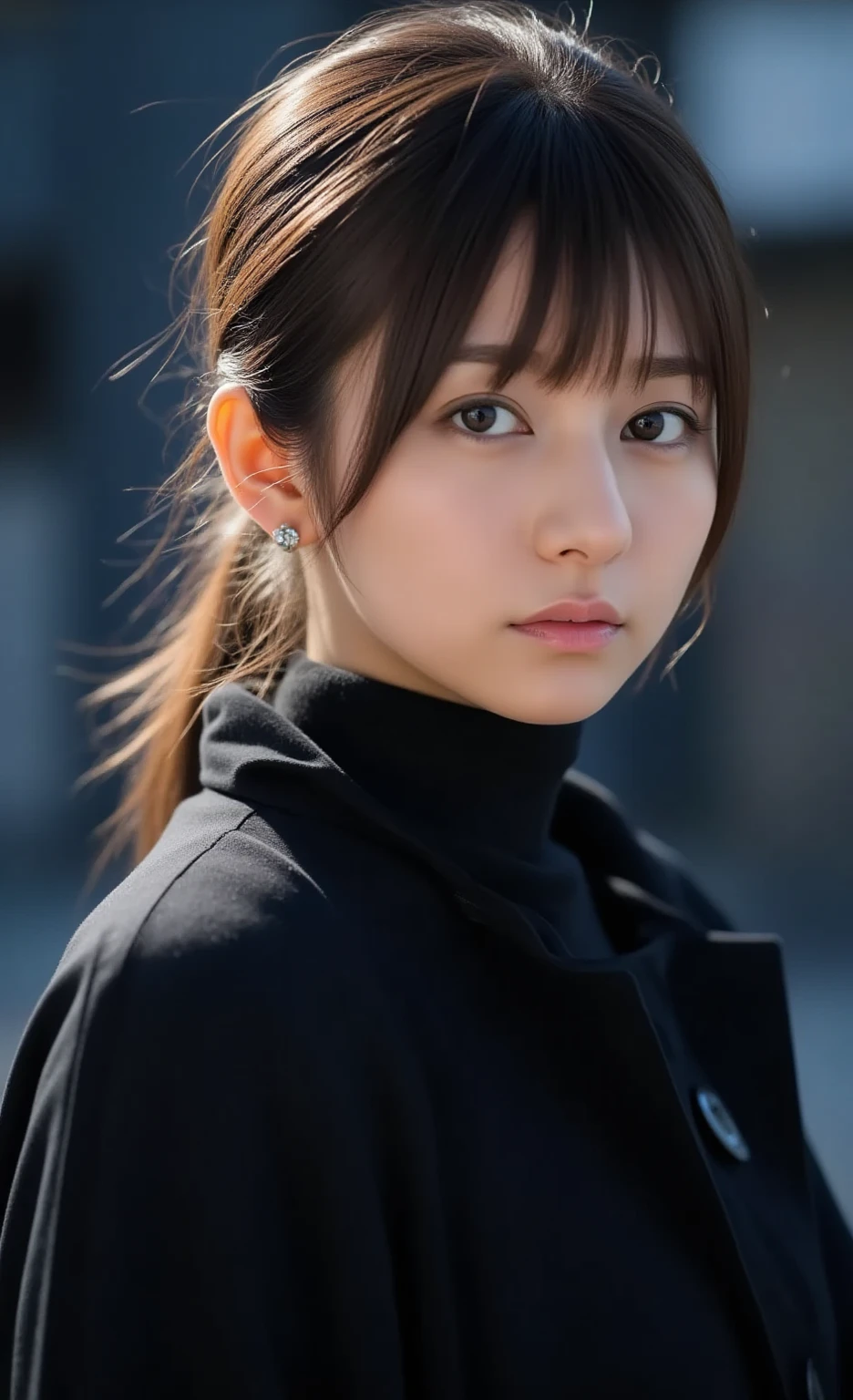 (masterpiece, highest quality:1.2), 8k, Absurd, violet, Gardenia, beautiful girl, (Pretty face, Detailed face:1.2), Ao Dai,View your audience, Film Grain, chromatic aberration, Sharp focus, High resolution, Face Light, (Vietnam city background)