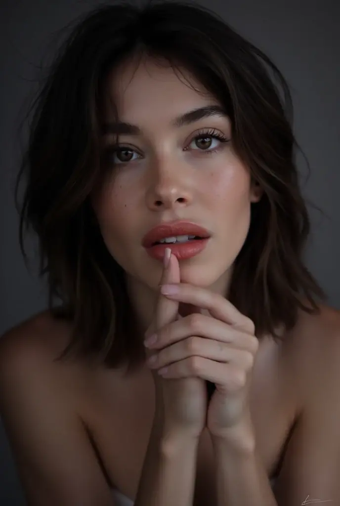 Kate Beckinsale face, tongue out