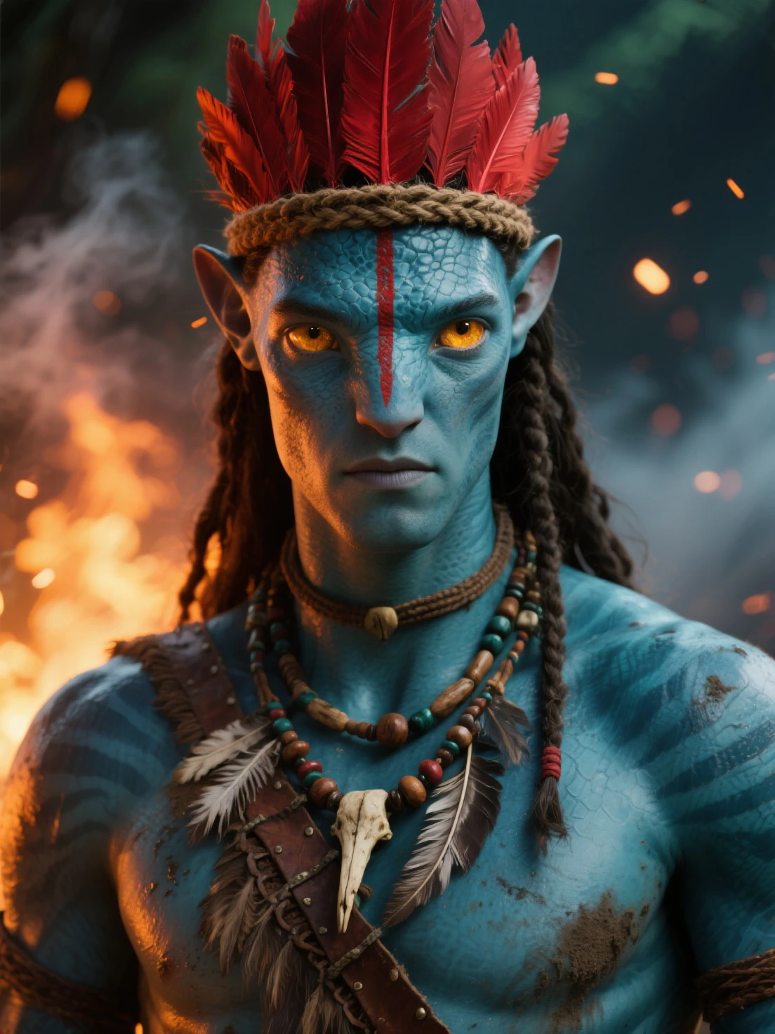 Blue Alien Avatar Prompt Guide