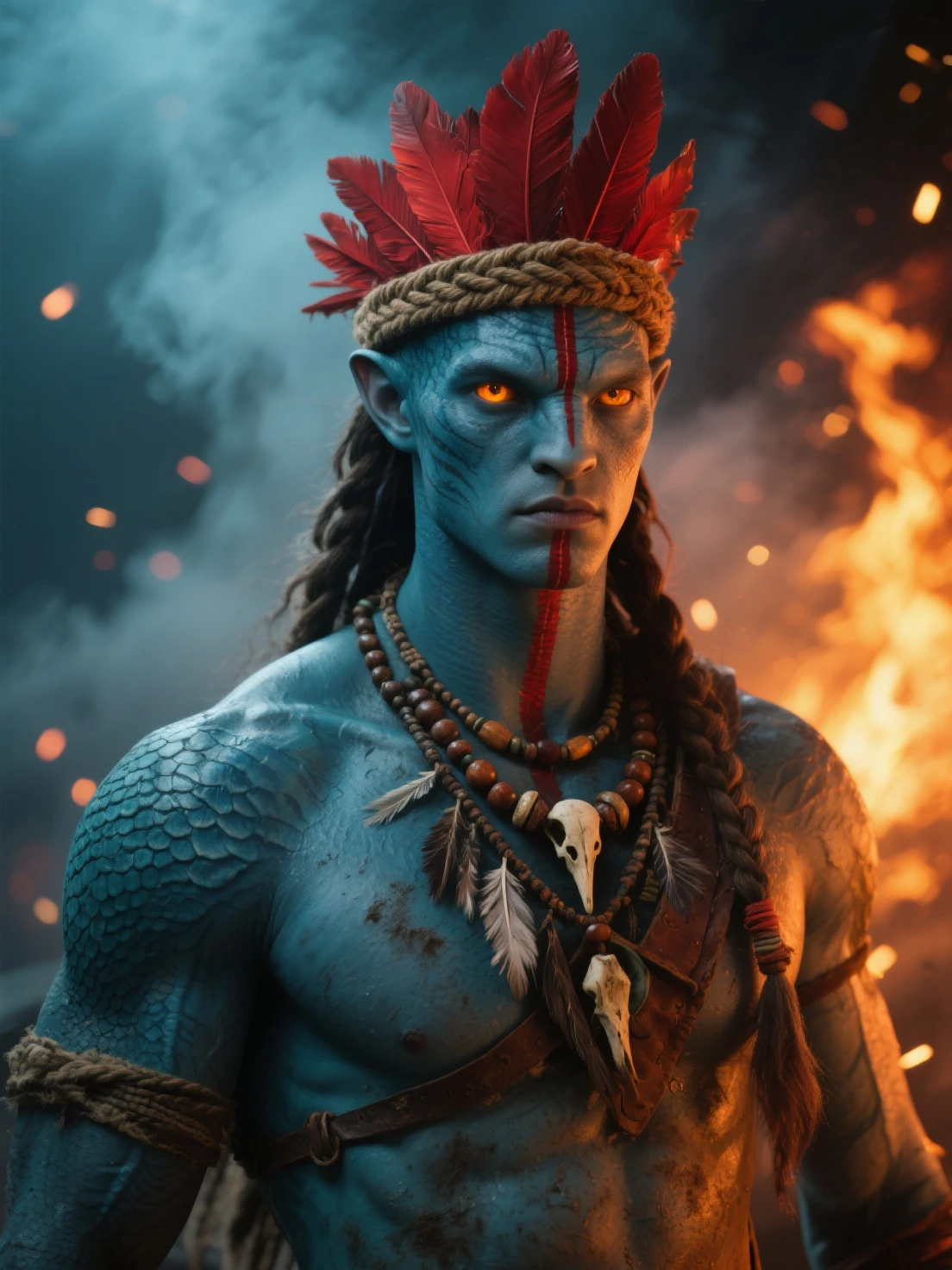 Blue Alien Avatar Settings