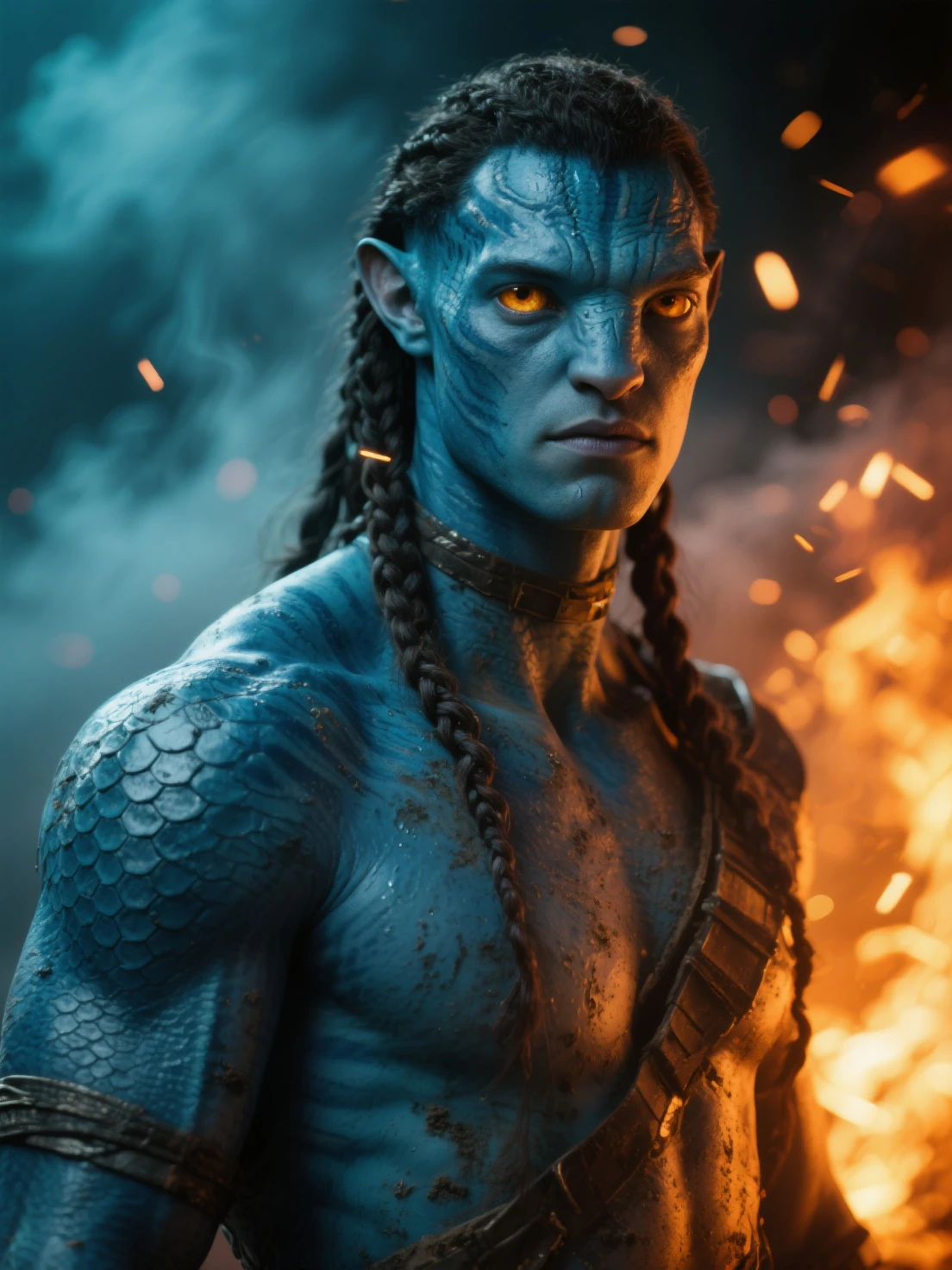 Blue Alien Avatar Iteration