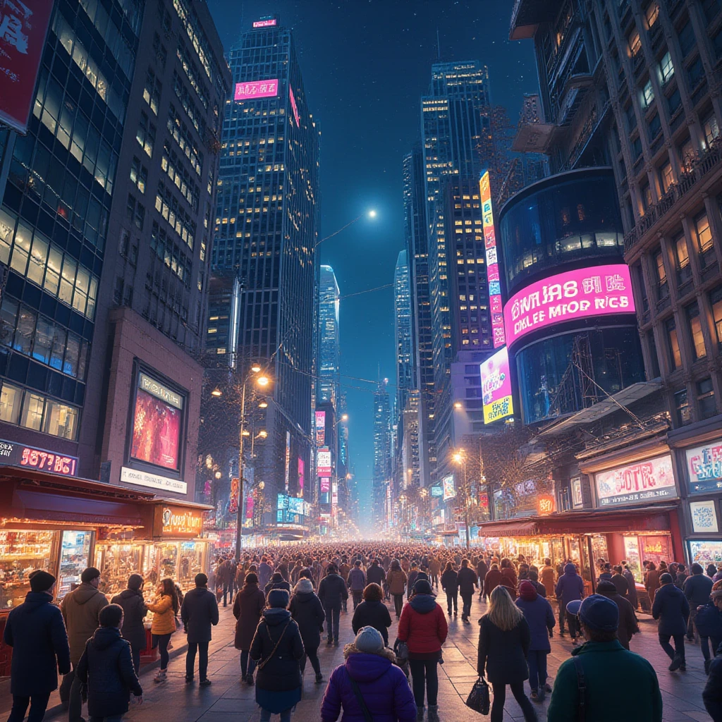 Deities　background is city at night