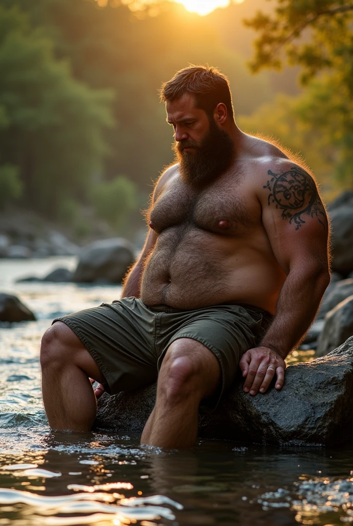 One person of 1.75 with 90kg on the beach