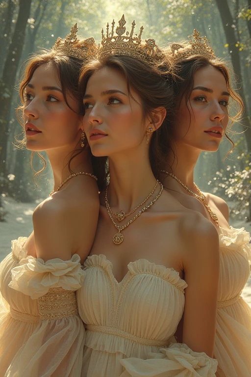 A chiaroscuro portrait of a woman, beautiful detailed eyes, beautiful detailed lips, extremely detailed eyes and face, long eyelashes, porcelain skin, elegant hairstyle, intricate jewelry, dramatic lighting, Renaissance style, dramatic shadows, warm golden tones, dramatic chiaroscuro lighting, ultra-detailed, 8k, photorealistic, masterpiece, cinematic, dramatic atmosphere, elegant and regal