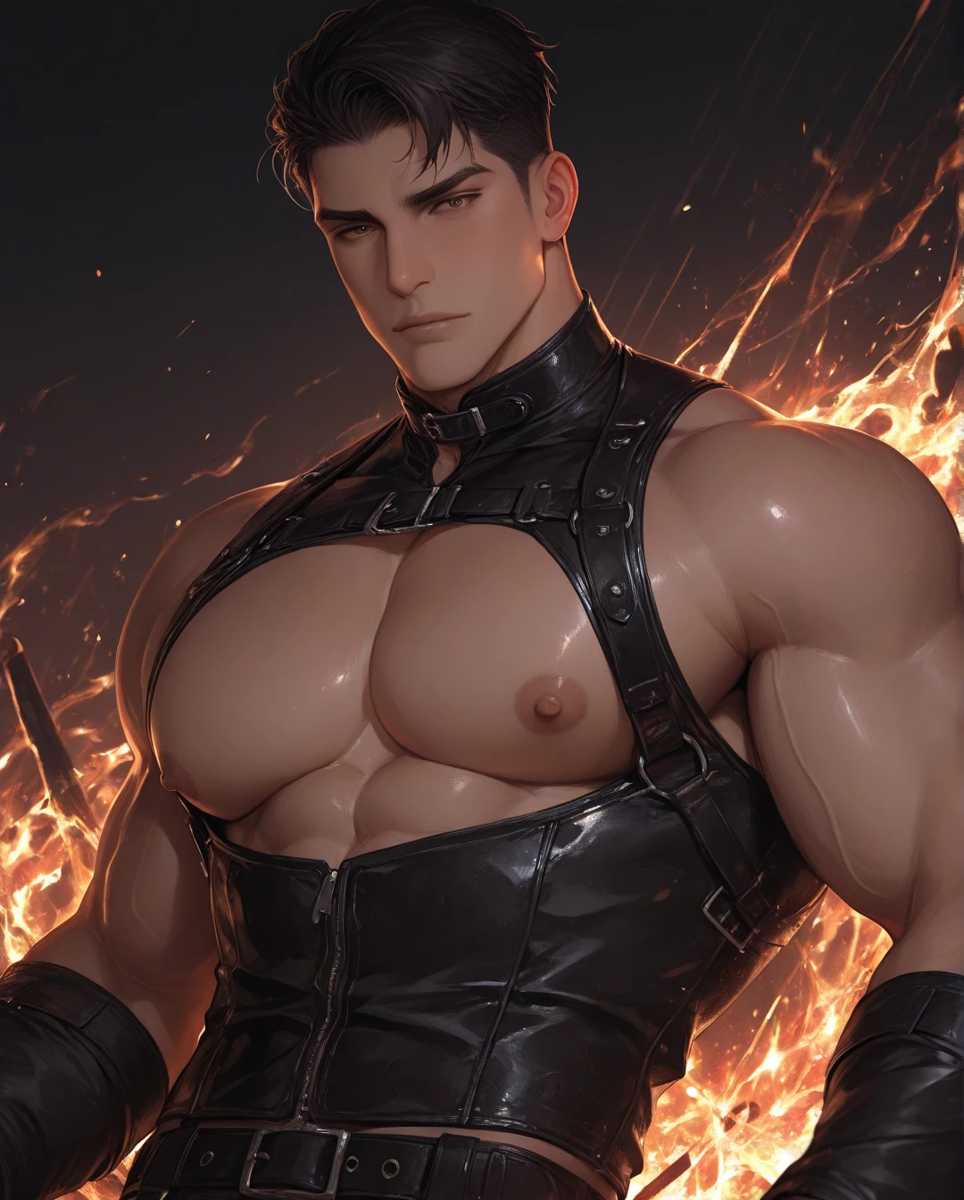 ((two boys)) High Art - Portrait of Apollo, god of love and beautyand a beautiful young man Cypress, 18 years old, ideal build, round soft  ! ((((surrounded by giant black  wriggling wet , phalluses, ))), His beauty is incredible . body structure - perfection ! Handsome young man . . only a loincloth . perfect  muscles and big  on the  . Emerald eyes . blonde hair ,on the neck there is a gold chain with a sparkling pendant and on the hand there is a sparkling bracelet. In the Golden Palace ! top quality.