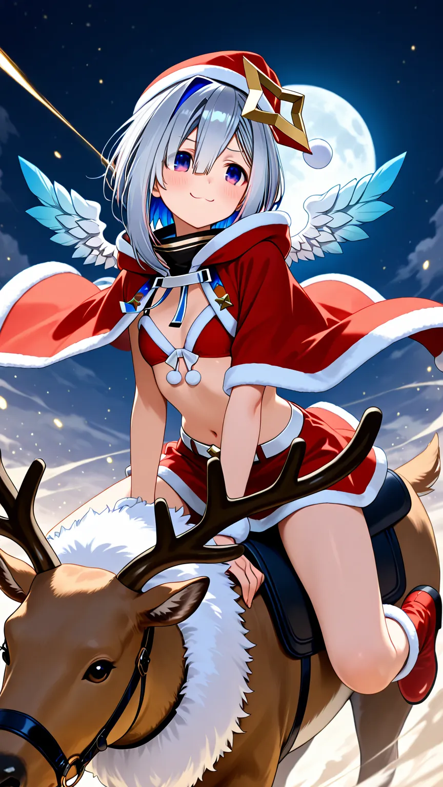 ホロライブ風クリスマスイラスト生成