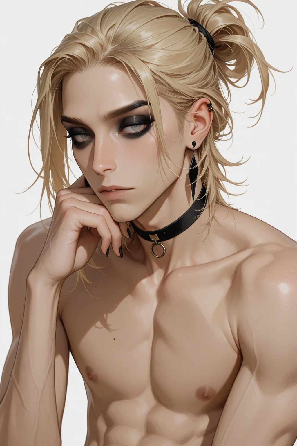 Lucifer with long blonde hair